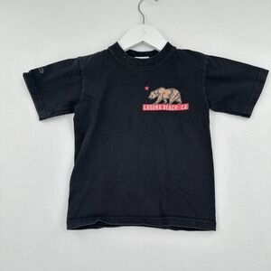 Crazy Shirts T-shirt Laguna Beach California Surfboard Kids S Black Cool‎ Kid